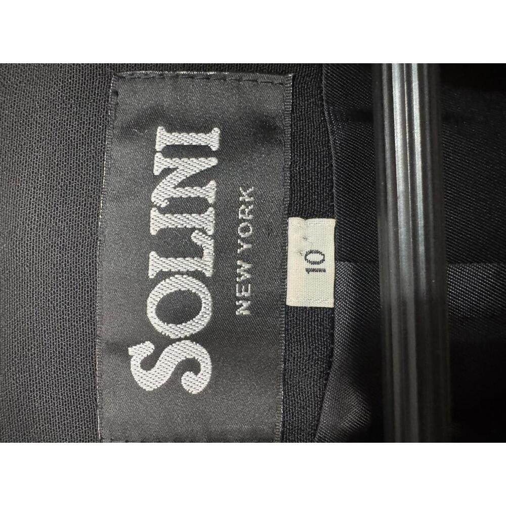 Solini Women's Black and Gold Blazer Size 10 - Picture 3 of 6